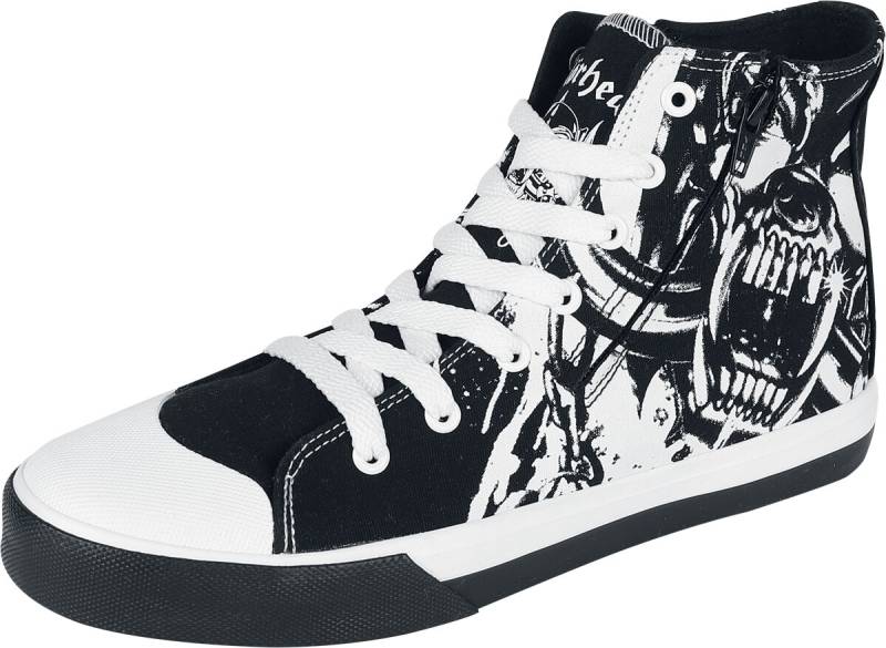 Motörhead Sneaker high - EMP Signature Collection - EU37 bis EU46 - Größe EU41 - schwarz/weiß  - EMP exklusives Merchandise! von Motörhead