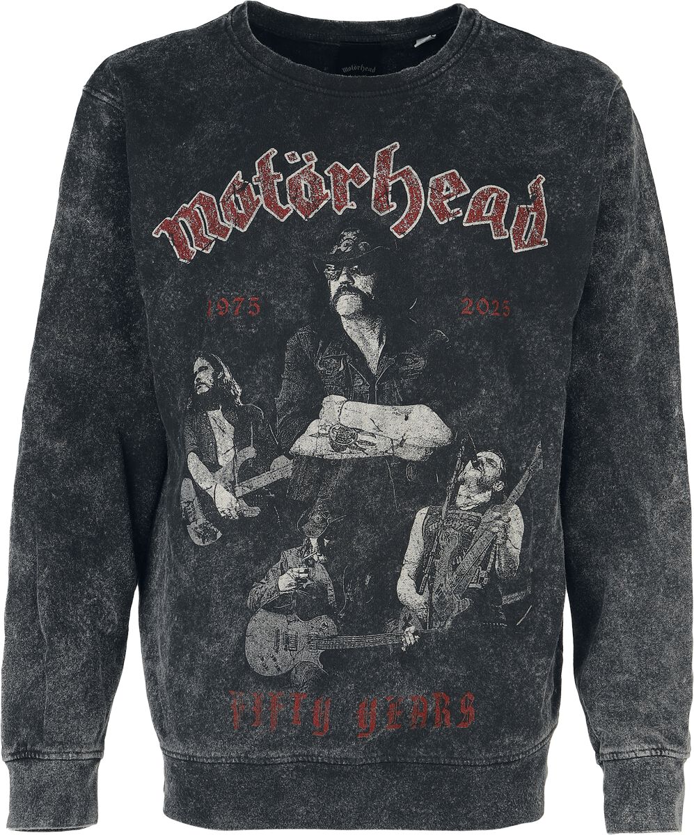 Motörhead Sweatshirt - Fifty Years - S bis XXL - für Damen - Größe XXL - grau  - EMP exklusives Merchandise! von Motörhead