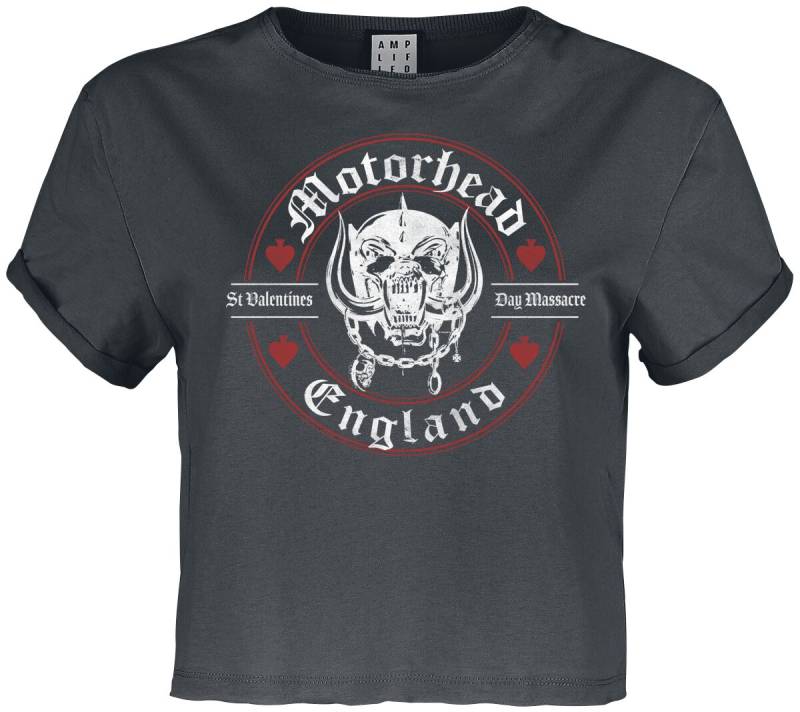 Motörhead T-Shirt - Amplified Collection - St. Valentines Day Massacre - S bis XL - für Damen - Größe M - charcoal  - Lizenziertes Merchandise! von Motörhead