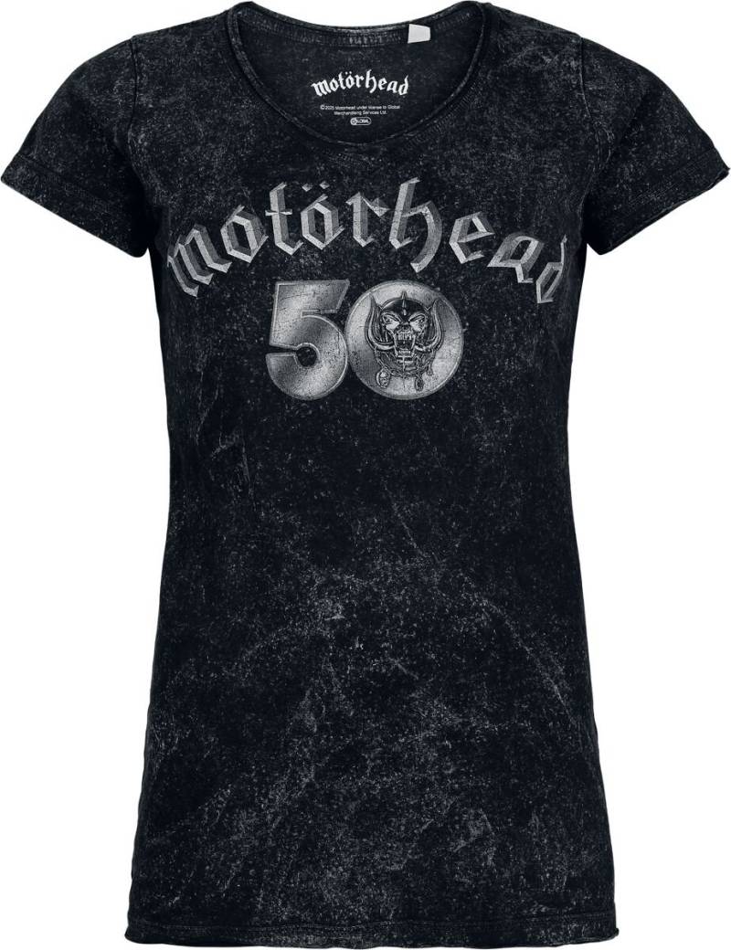 Motörhead T-Shirt - Core 50th - S bis 3XL - für Damen - Größe L - grau  - EMP exklusives Merchandise! von Motörhead