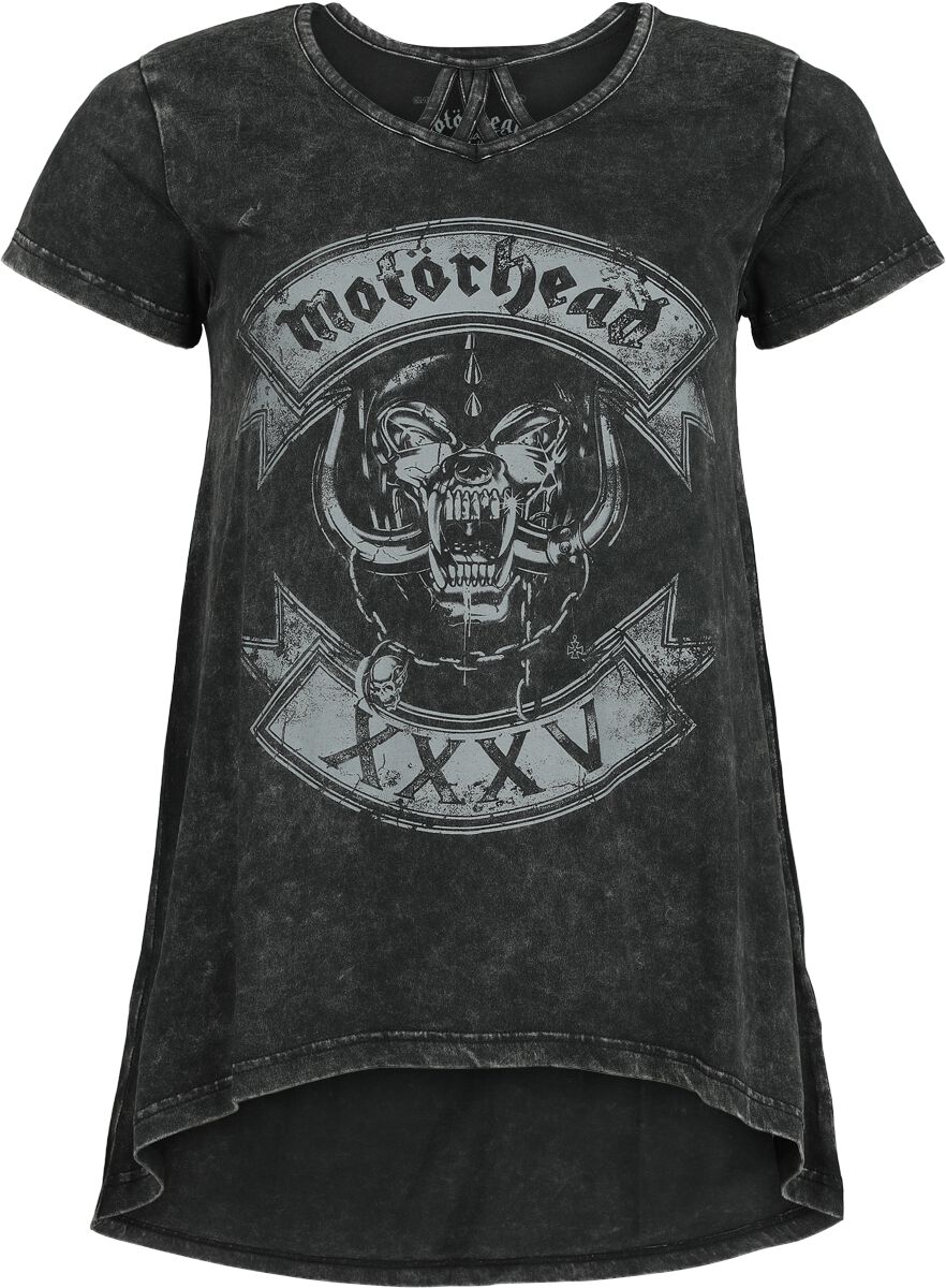 Motörhead T-Shirt - EMP Signature Collection - S bis 3XL - für Damen - Größe L - dunkelgrau  - EMP exklusives Merchandise! von Motörhead