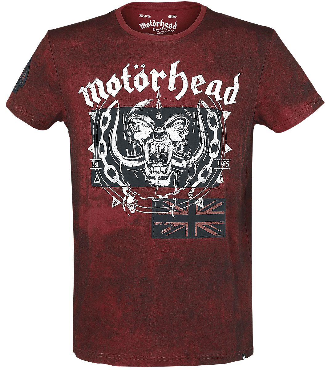 Motörhead T-Shirt - EMP Signature Collection - S bis 5XL - für Männer - Größe 3XL - dunkelrot  - EMP exklusives Merchandise! von Motörhead