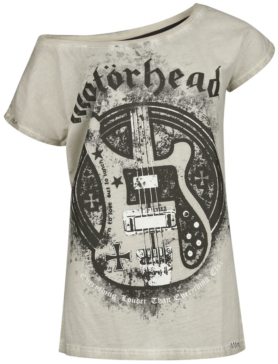 Motörhead T-Shirt - EMP Signature Collection - S bis XL - für Damen - Größe M - khaki  - EMP exklusives Merchandise! von Motörhead