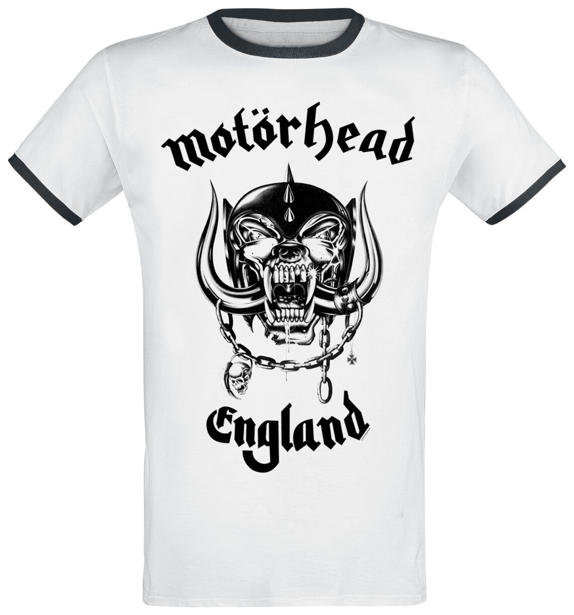 Motörhead T-Shirt - England - S bis 3XL - für Männer - Größe S - weiß  - Lizenziertes Merchandise! von Motörhead