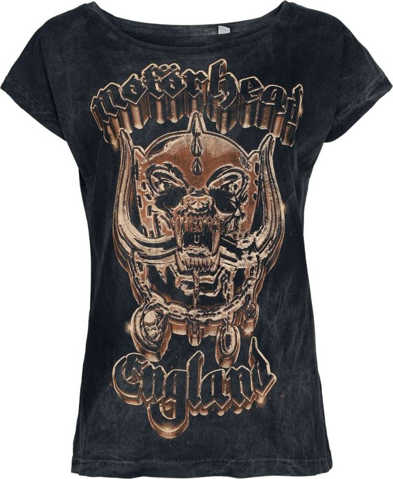 Motörhead T-Shirt - Gold Warpig - S bis 3XL - für Damen - Größe XXL - anthrazit  - EMP exklusives Merchandise! von Motörhead