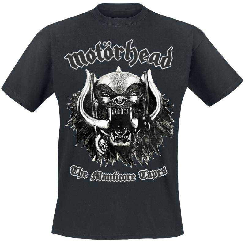 Motörhead T-Shirt - The Manticore Tapes Tracklist - S bis 4XL - für Männer - Größe 3XL - schwarz  - Lizenziertes Merchandise! von Motörhead