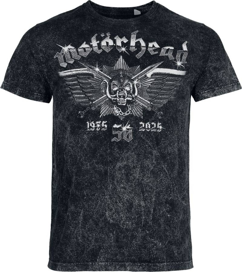 Motörhead T-Shirt - Wings - S bis 4XL - für Männer - Größe XXL - anthrazit  - EMP exklusives Merchandise! von Motörhead