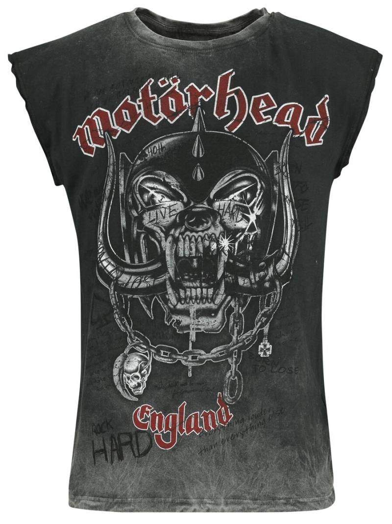 Motörhead Tank-Top - England - S bis 4XL - für Männer - Größe 4XL - grau  - EMP exklusives Merchandise! von Motörhead