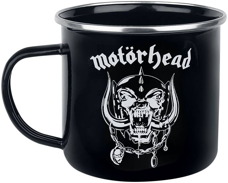 Motörhead Tasse - Warpig - Emaille Becher - schwarz  - Lizenziertes Merchandise! von Motörhead