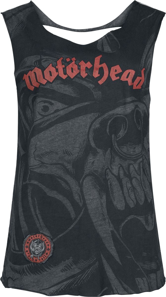 Motörhead Top - EMP Signature Collection - S bis XXL - für Damen - Größe XXL - dunkelgrau  - EMP exklusives Merchandise! von Motörhead