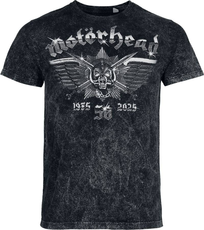 Motörhead Wings T-Shirt anthrazit in 4XL von Motörhead