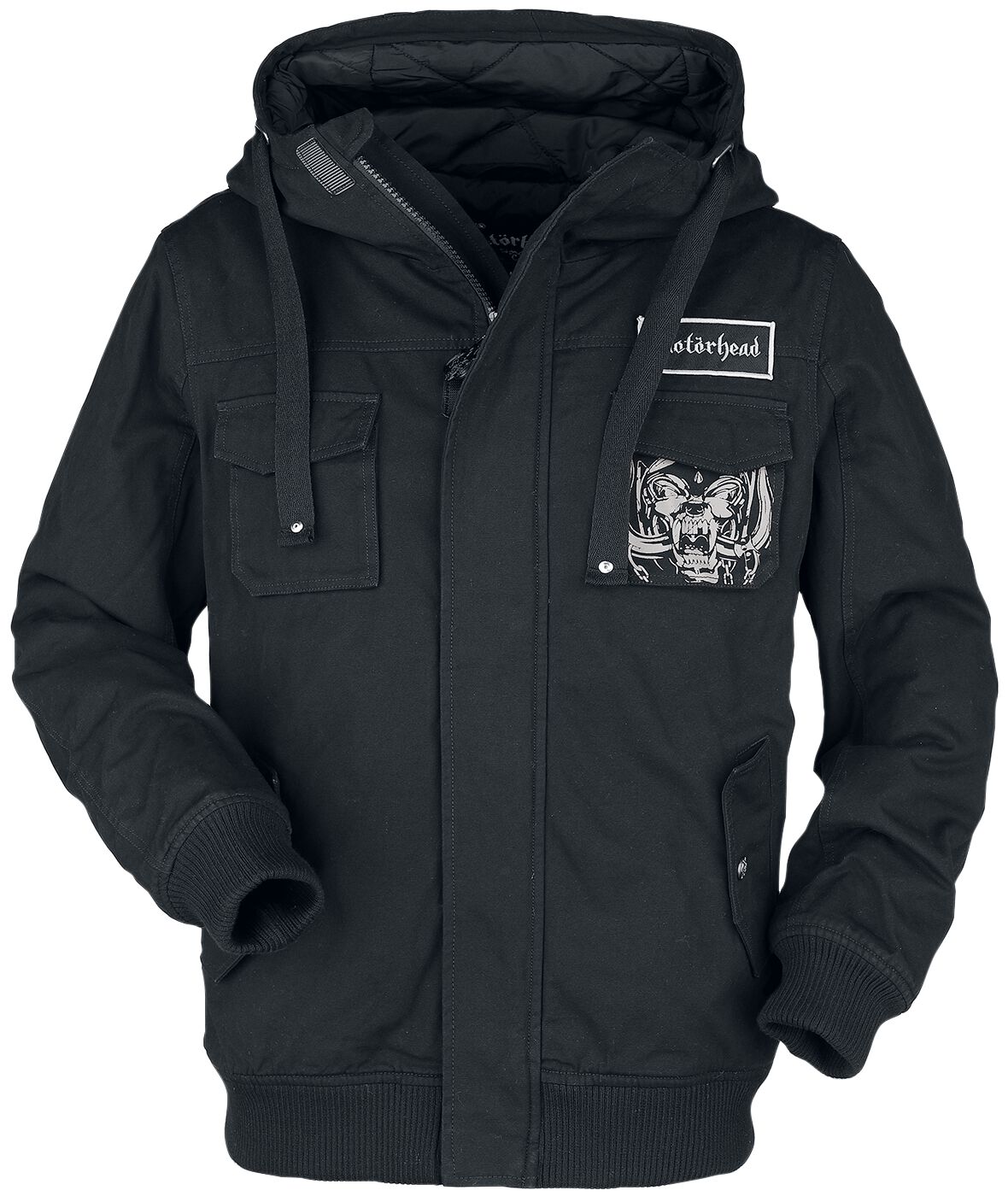 Motörhead Winterjacke - EMP Signature Collection - M bis XXL - für Männer - Größe L - schwarz  - EMP exklusives Merchandise! von Motörhead