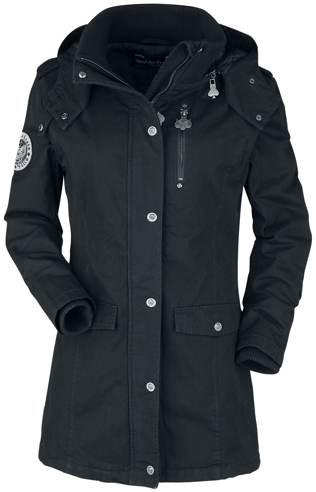 Motörhead Winterjacke - EMP Signature Collection - S bis XL - für Damen - Größe S - schwarz  - EMP exklusives Merchandise! von Motörhead