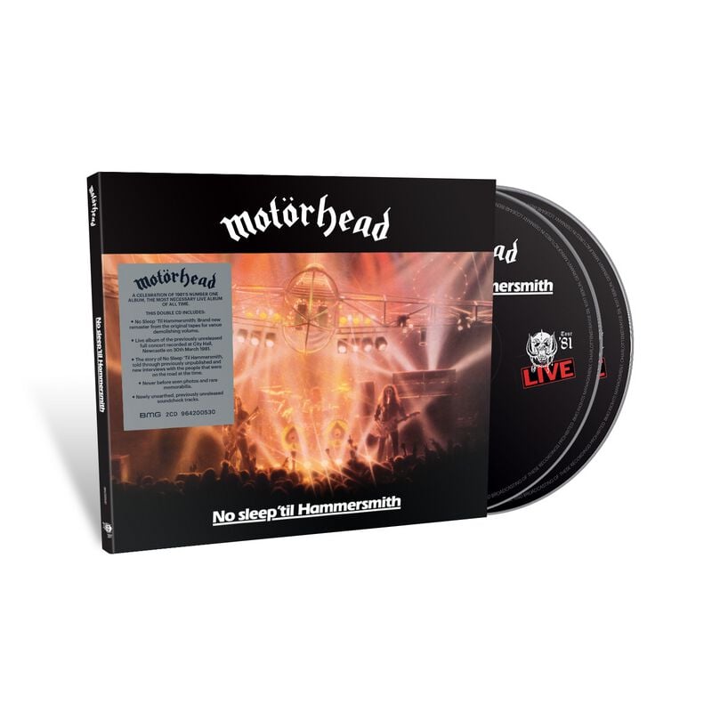 No sleep 'til Hammersmith (40th Anniversary Edition) von Motörhead - 2-CD (Deluxe Edition, Digisleeve, Re-Release) von Motörhead
