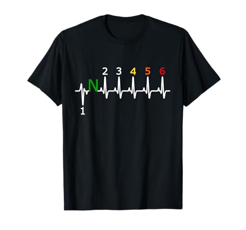 Motorrad Schaltung 1 Down 5 UP 1N23456 Speed Biker Herren T-Shirt Motorrad Schaltung 1 Down 5 UP 1N23456 Speed Biker Herren T-Shirt von Motor Rider Motorcycle Shift Apparel