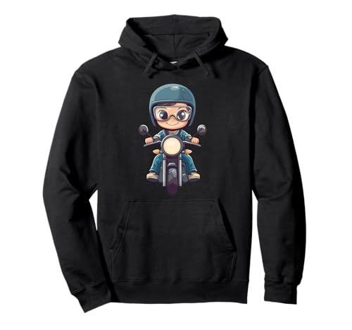 Jungen Motorrad Pullover Hoodie von Motorbike, Motorcycle for Kids Design