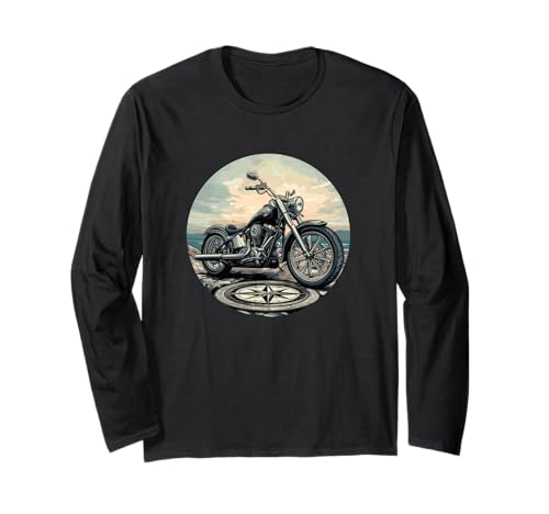 Hübsches Motorrad-Kompass-Kostüm für Erwachsene und Kinder Langarmshirt Hübsches Motorrad-Kompass-Kostüm für Erwachsene und Kinder Langarmshirt von Motorcycle Compass Outfit
