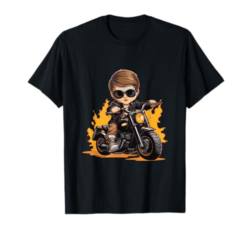 Baby Reiten Motorrad Biker T-Shirt von Motorcycle Dream Mood Inc