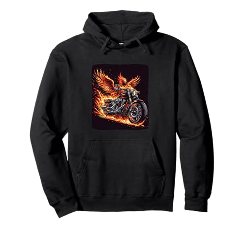 Tolles brennendes Motorrad für Jungen und Mädchen Pullover Hoodie Tolles brennendes Motorrad für Jungen und Mädchen Pullover Hoodie von Motorcycle Flames Outfit