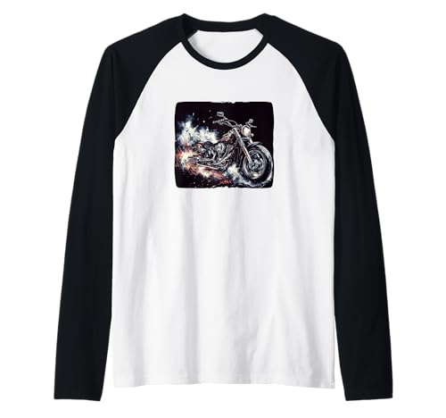 Rauch- und Motorrad-Kostüm für Erwachsene und Kinder Raglan von Motorcycle Graphic
