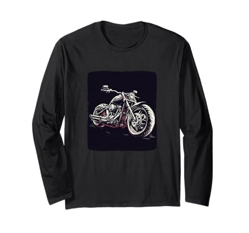 Schönes Motorrad-Kostüm für Jungen und Mädchen Langarmshirt von Motorcycle Outfit