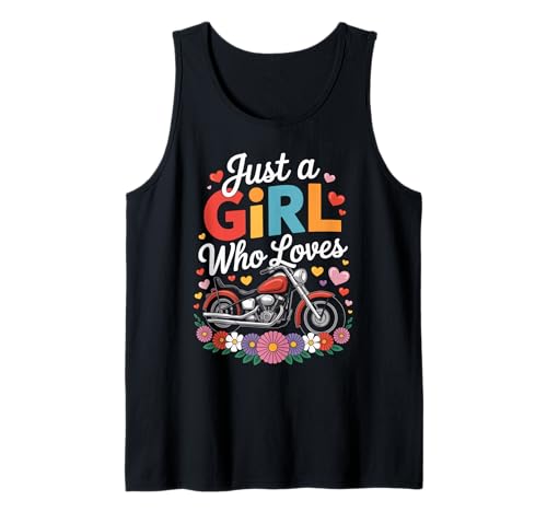 Nur EIN Mädchen, das Motorrad Supercross MX liebt Tank Top von Motorcycle Rider Design Apparel