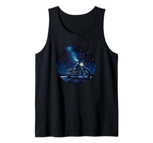 Tolles Motorrad mit Sternenhimmel Kostüm für Jungen und Mädchen Tank Top Tolles Motorrad mit Sternenhimmel Kostüm für Jungen und Mädchen Tank Top von Motorcycle by Night Outfit