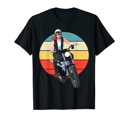 Motorrad Mädchen Reiter Weiblich Biker Motorcross T-Shirt Motorrad Mädchen Reiter Weiblich Biker Motorcross T-Shirt von Motorcycles Girl Biker Motorcross Gift