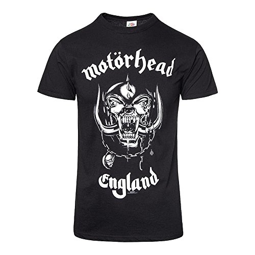 Motorhead Herren Band T-Shirt- England, Schwarz, XL von Motorhead