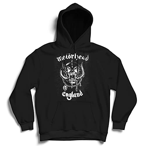 Motörhead Herren England Kapuzenpullover, Schwarz, XL von Motörhead