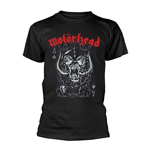 Motorhead Herren Playing Card T-Shirt, Schwarz, XL von Motörhead