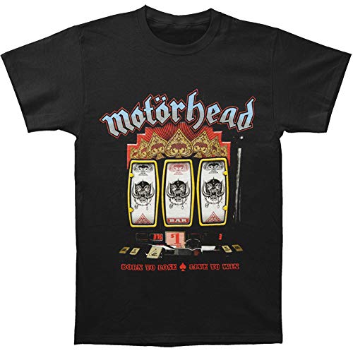 Motorhead Herren Slots T-Shirt, Schwarz, XL von Motorhead