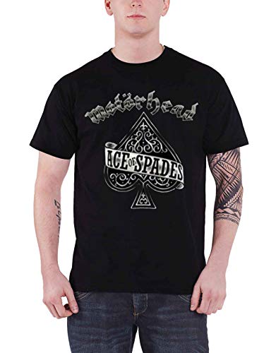 Motorhead T Shirt Ace of Spades Distressed Band Logo offiziell Herren Nue von Motorhead