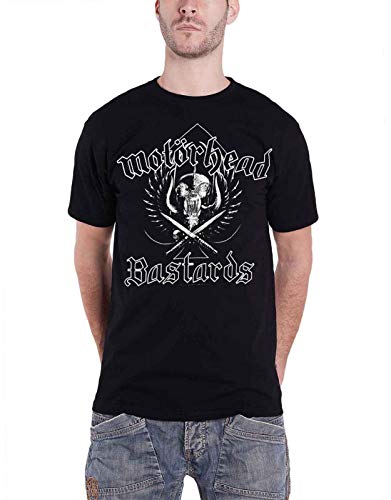 Motorhead T Shirt Bastards Distressed Crest Band Logo offiziell Herren von Motorhead