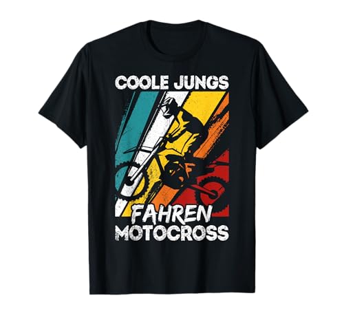 Coole Jungs fahren Motocross - Dirt Biker Geschenk Jungen T-Shirt von Motorrad, Motorbiker & Motocross Geschenkideen