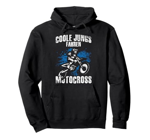 Coole Jungs fahren Motocross - Dirt Biker Kinder Jungen Pullover Hoodie von Motorrad, Motorbiker & Motocross Geschenkideen