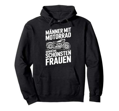 Männer Mit Motorrad Schönsten Frauen Pullover Hoodie von Motorrad Biker Männer Liebe Frauen