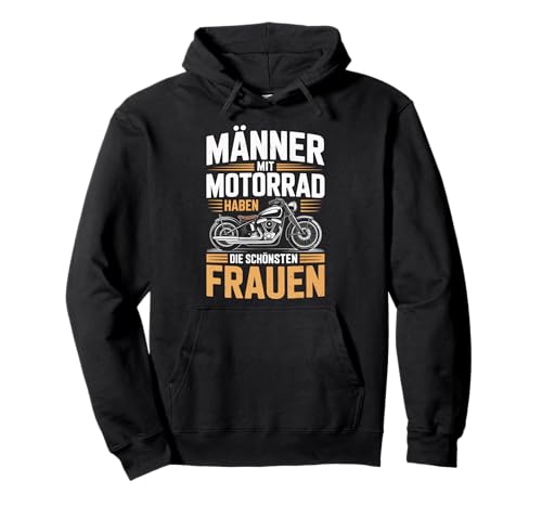 Männer Mit Motorrad Schönsten Frauen Pullover Hoodie von Motorrad Biker Männer Liebe Frauen