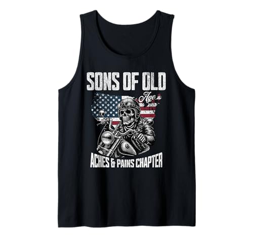 Herren Söhne Von Altersschmerzen Und Schmerz Kapitel Tank Top Herren Söhne Von Altersschmerzen Und Schmerz Kapitel Tank Top von Motorrad Großvater
