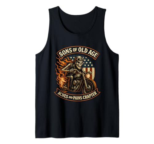Herren Söhne Von Altersschmerzen Und Schmerz Kapitel Tank Top Herren Söhne Von Altersschmerzen Und Schmerz Kapitel Tank Top von Motorrad Großvater