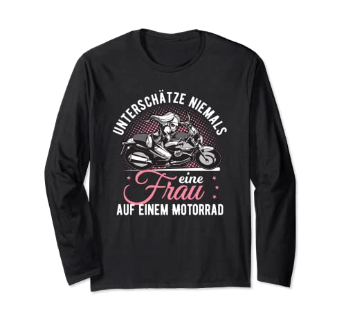 Motorrad Damen Motorradfahrerin Bikerin Langarmshirt Motorrad Damen Motorradfahrerin Bikerin Langarmshirt von Motorrad Motorradfahrerin Geschenk