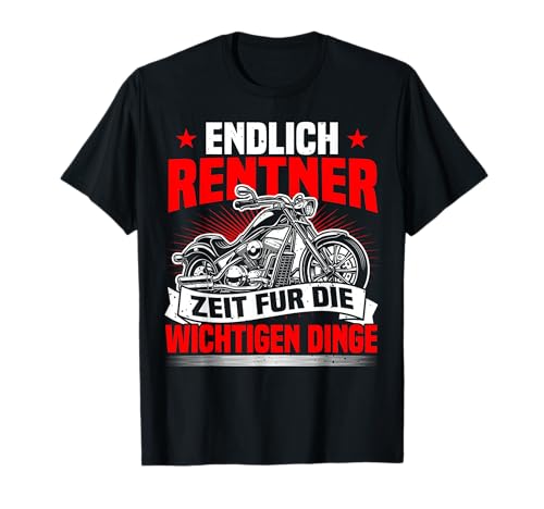 Motorrad Rente Geschenk Männer Abschiedsgeschenk Herren Biker Rentner 2024 Abschied Zeit Für Die Wichtigen Dinge T-Shirt Schwarz Klein Motorrad Rente Geschenk Männer Abschiedsgeschenk Herren Biker Rentner 2024 Abschied Zeit Für Die Wichtigen Dinge T-Shirt Schwarz Klein von Motorrad Rente Geschenk Männer Abschiedsgeschenk