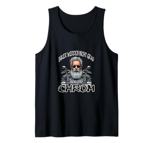 Herren Motorrad Lustiger Spruch für ältere Motorradfahrer und Biker Tank Top Herren Motorrad Lustiger Spruch für ältere Motorradfahrer und Biker Tank Top von Motorrad für Motorradfahrer und Biker mit Chrom