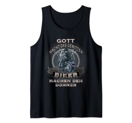 Herren Motorrad Lustiger Spruch für Motorradfahrer und Biker Tank Top von Motorrad für Motorradfahrer und Biker