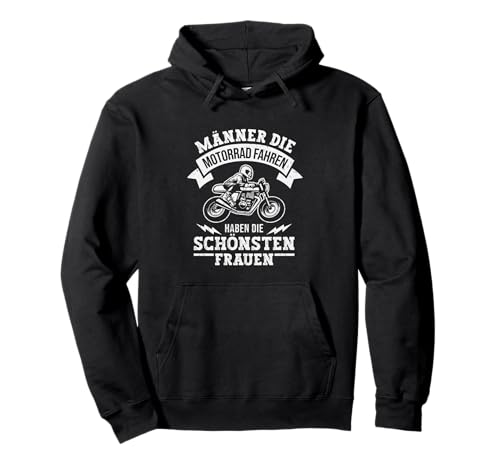 Männer die Motorrad fahren Lustiges Motorradfahrer Pullover Hoodie von Motorradfahrer Biker Motorrad Geschenke Zubehör