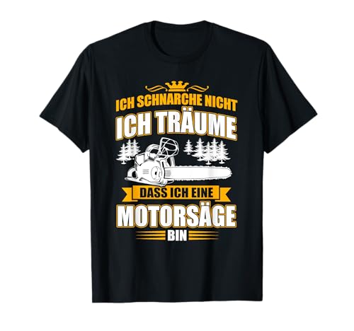 Motorsäge Kettensäge Geschenk Wald Arbeiter Mann - Herren T-Shirt Schwarz S - Klassisches T-Shirt mit Crew-Ausschnitt und Halbärmlen - Outdoor, Active - Komfort - Motorrad Motorsäge Kettensäge Geschenk Wald Arbeiter Mann - Herren T-Shirt Schwarz S - Klassisches T-Shirt mit Crew-Ausschnitt und Halbärmlen - Outdoor, Active - Komfort - Motorrad von Motorsäge Kettensäge Geschenk Wald Arbeiter Mann