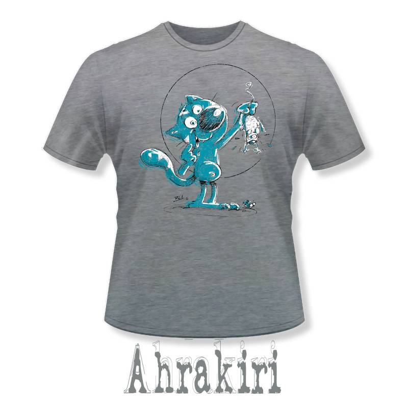 Herren T-Shirt, Grau, Humorvolle Unverwechselbares Original, Siebdruck Jahrgang Durch Handwerksmeister, Druckvoll Vor Dem Zeichnen Mit Worten Zurück von MotsDeDos