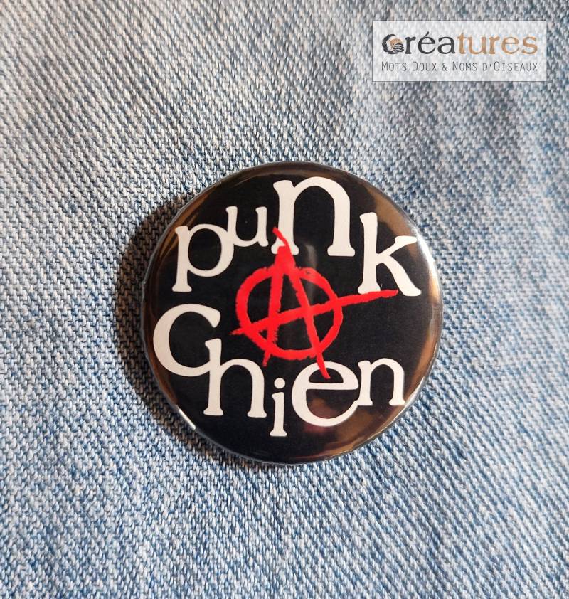 Punk-Hundeabzeichen von MotsDouxNomsdOiseaux