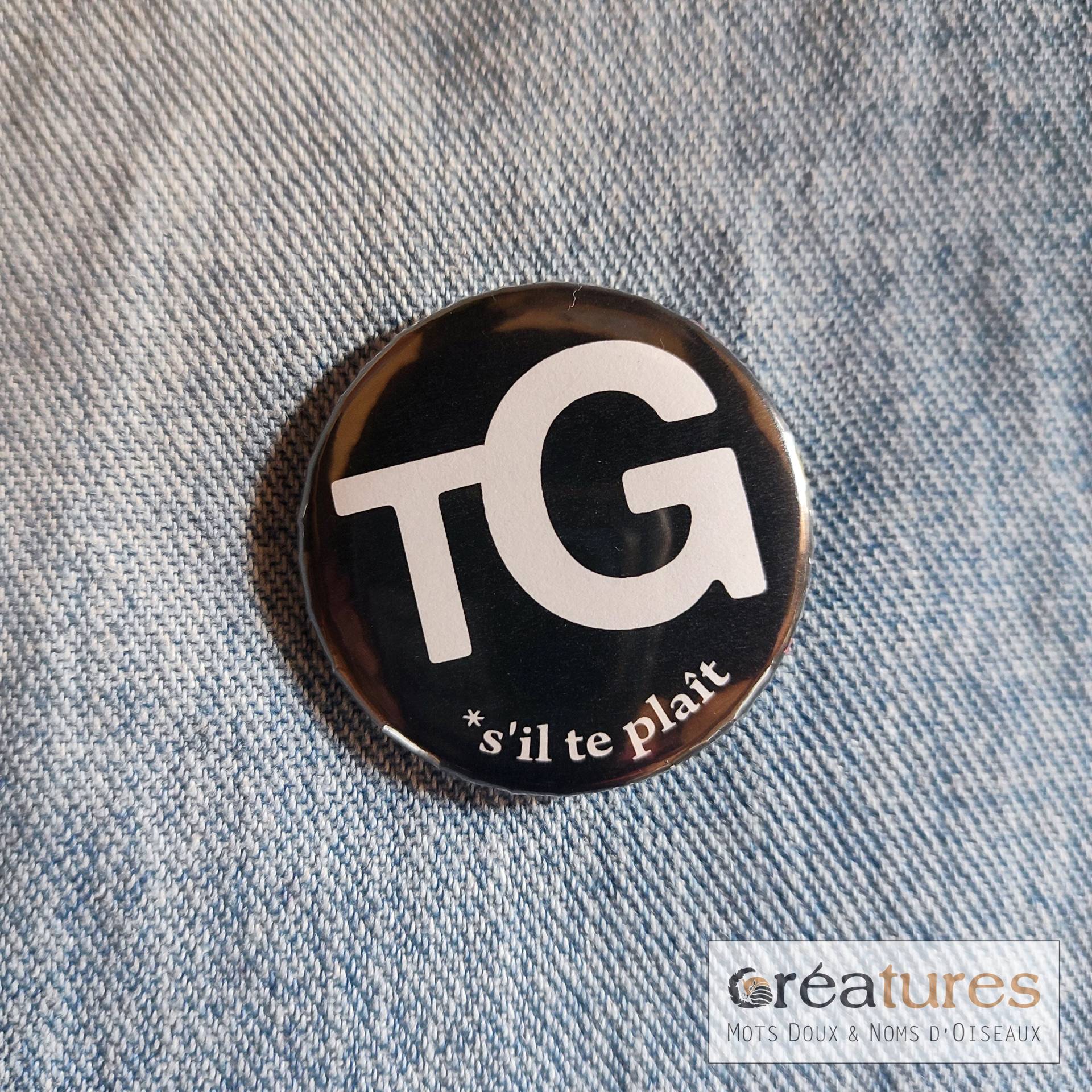 Tg-Soziopathen-Abzeichen | Halt Die Klappe von MotsDouxNomsdOiseaux