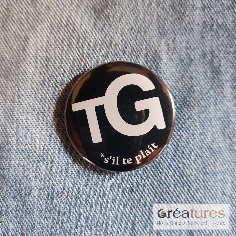 Tg-Soziopathen-Abzeichen | Halt Die Klappe von MotsDouxNomsdOiseaux